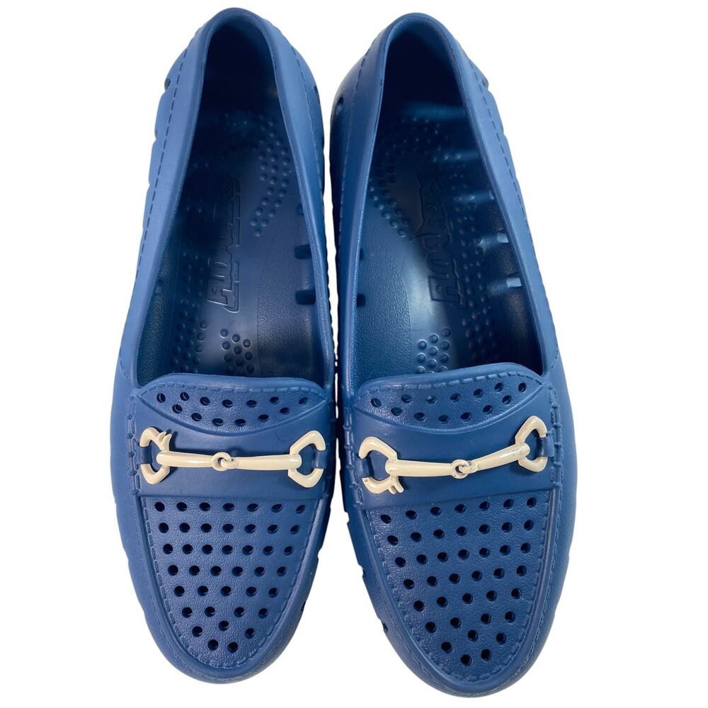 Floafers Tycoon Bit Driver Womens Size 7 Sailor Navy Blue EVA Foam Water Shoes